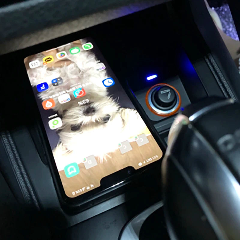15W car wireless charger for VW Golf 6 MK6 Scirocco