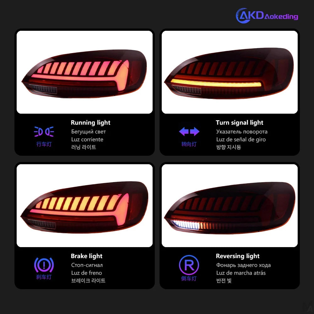 AKD VW Scirocco Tail Lights 2009-2014 LED