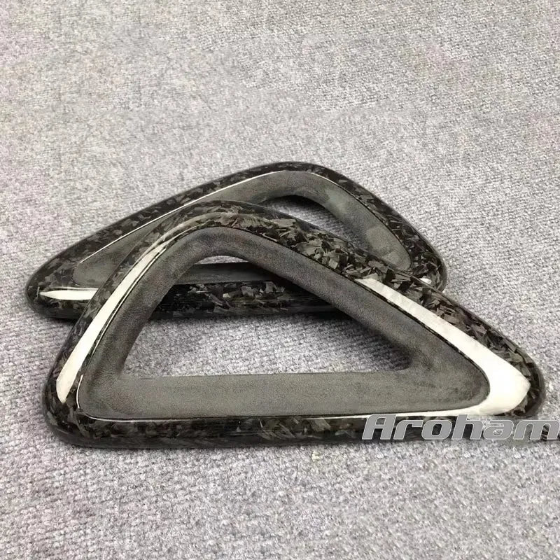 Carbon Fibre Door Interior Grab Handle Trim