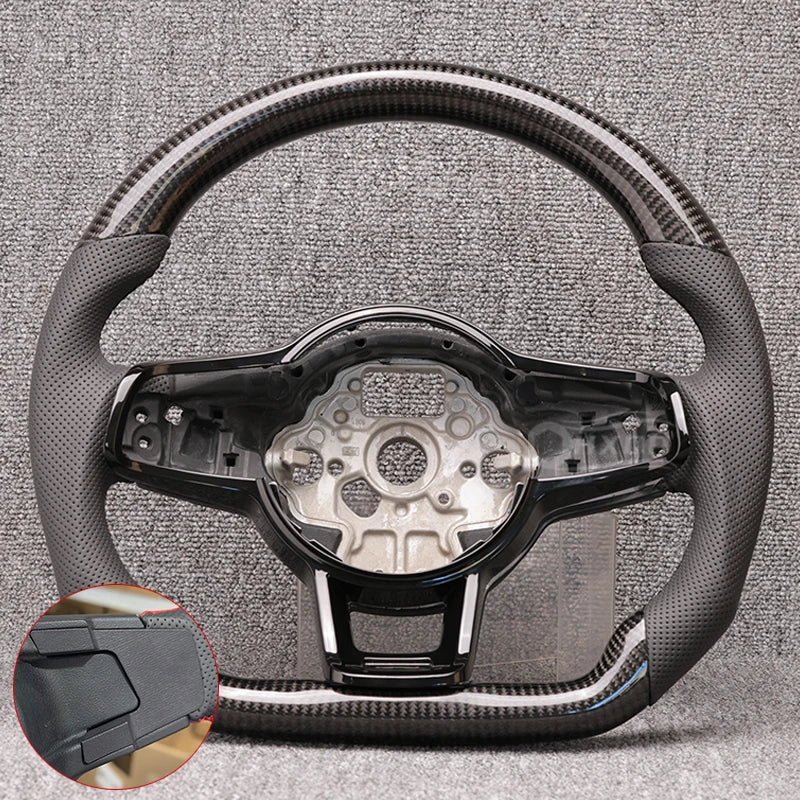 Carbon Fiber & Alcantara Steering Wheel for VW Golf 7 / 7.5 GTI R (DSG)