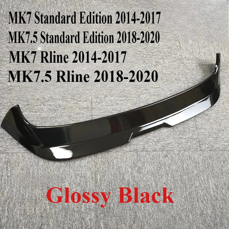 2014-2020 for VW Golf 7 7.5 MK7 7.5 R GTI GTD GTE Rline Spoiler Roof Lip Tail Fin Wing Lid Guard Board Kits Tuning Accessories