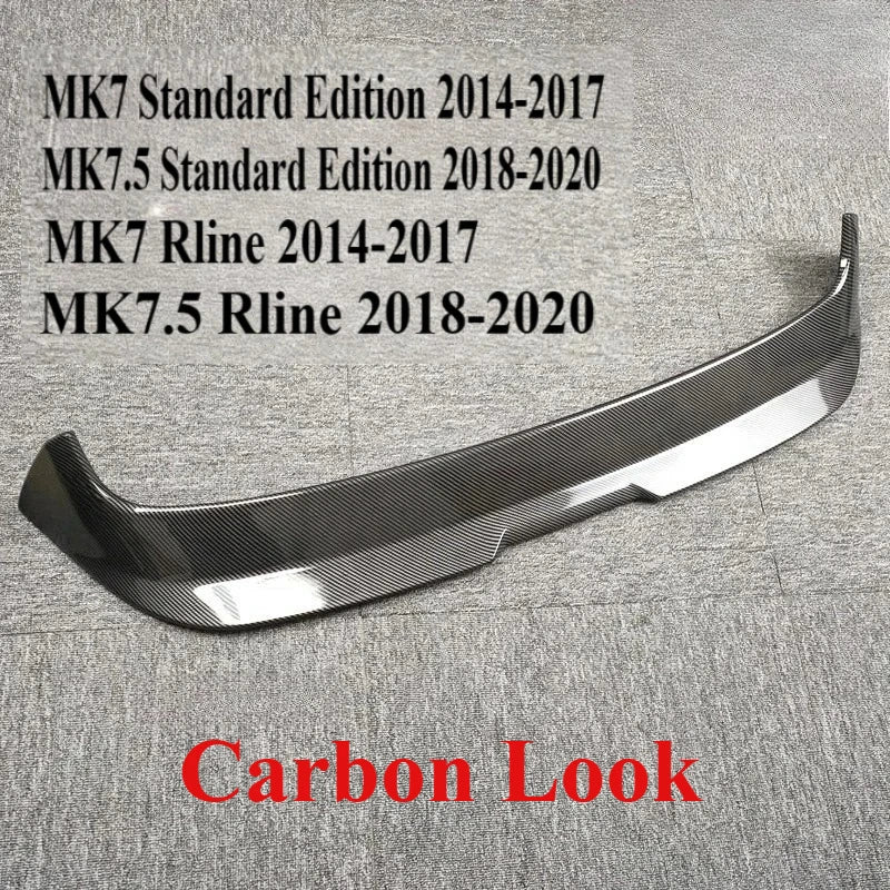 2014-2020 for VW Golf 7 7.5 MK7 7.5 R GTI GTD GTE Rline Spoiler Roof Lip Tail Fin Wing Lid Guard Board Kits Tuning Accessories