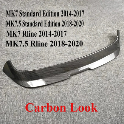 2014-2020 for VW Golf 7 7.5 MK7 7.5 R GTI GTD GTE Rline Spoiler Roof Lip Tail Fin Wing Lid Guard Board Kits Tuning Accessories