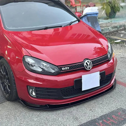 Maxton-Style Front Lip Kit for VW Golf MK6 GTI/GTD