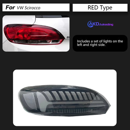 AKD VW Scirocco Tail Lights 2009-2014 LED
