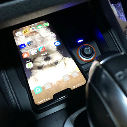 15W car wireless charger for VW Golf 6 MK6 Scirocco