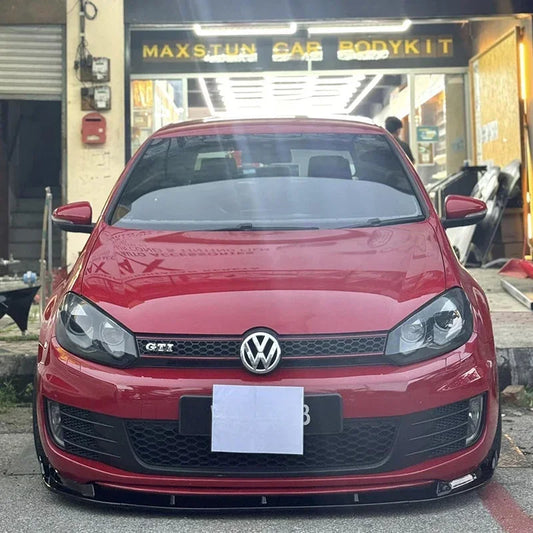 Maxton-Style Front Lip Kit for VW Golf MK6 GTI/GTD