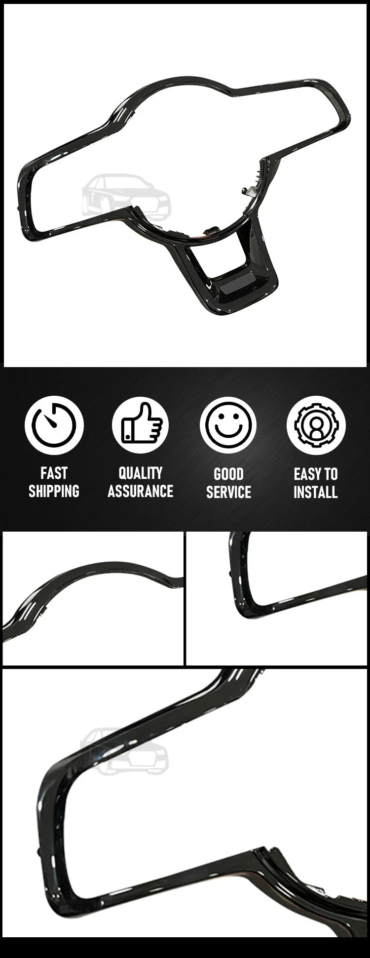 Forged Carbon Steering Wheel Frame – VW Golf 7 / 7.5 GTI R R-Line