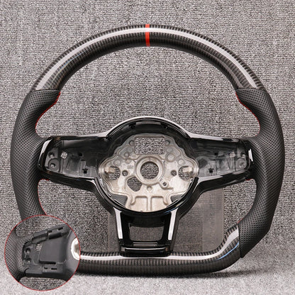 Carbon Fiber & Alcantara Steering Wheel for VW Golf 7 / 7.5 GTI R (DSG)