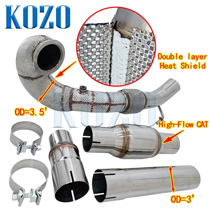 Downpipe for VW GOLF GTI MK7 MK7.5 EA888 2.0T