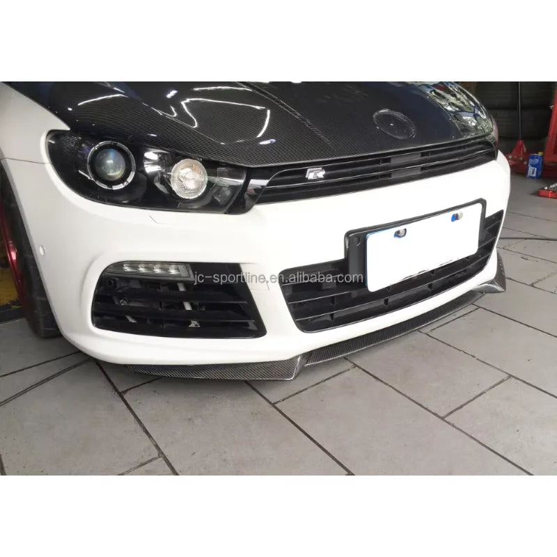 R Style Carbon Fiber Engine Trunk Hoods for VW Scirocco