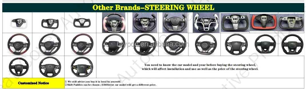 VW Full Leather Flat Bottom Steering Wheel