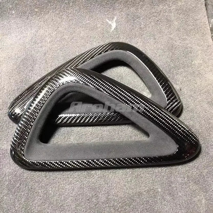 Carbon Fibre Door Interior Grab Handle Trim