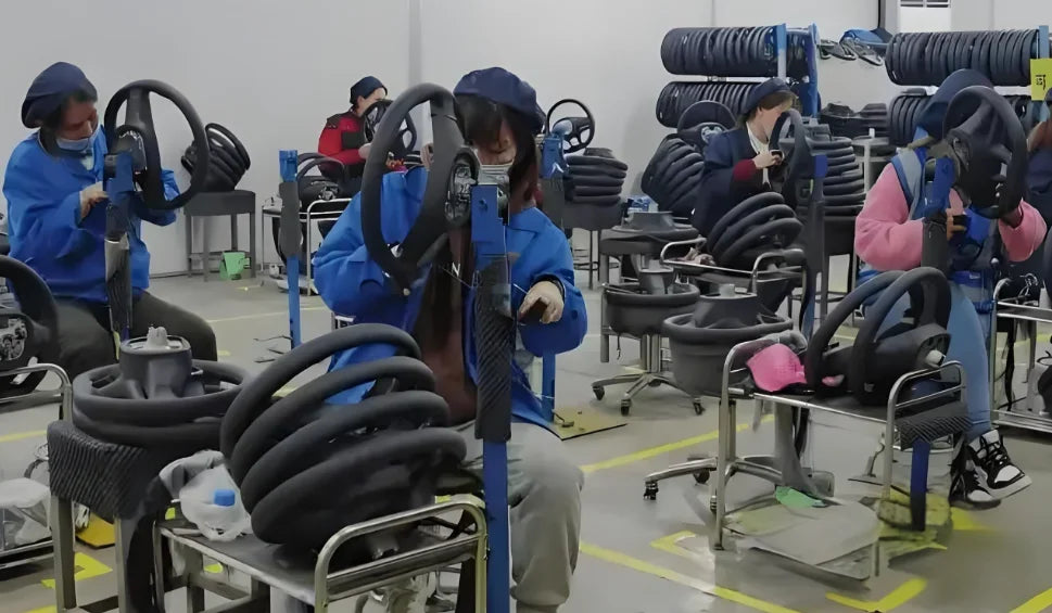 VW Full Leather Flat Bottom Steering Wheel