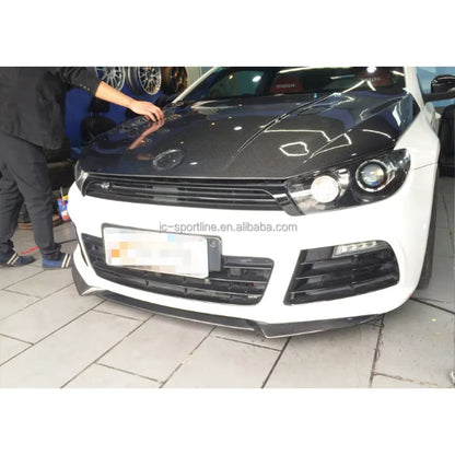 R Style Carbon Fiber Engine Trunk Hoods for VW Scirocco