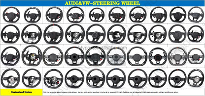 VW Full Leather Flat Bottom Steering Wheel