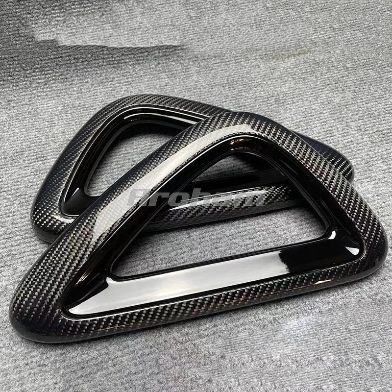 Carbon Fibre Door Interior Grab Handle Trim