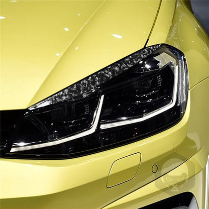 Carbon Fibre Headlight Eyelid Covers – VW Golf 7 / GTI / R (2013–2018)