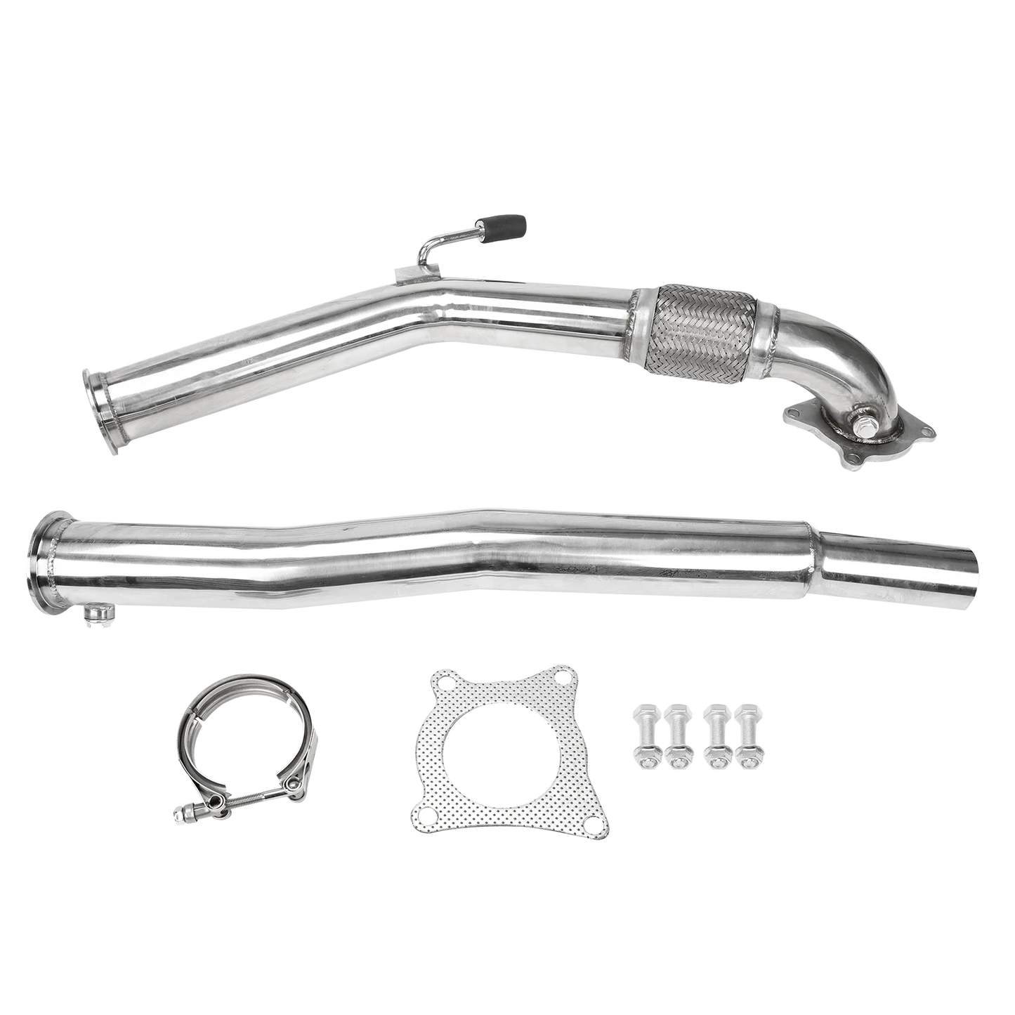 Catless Downpipe For MK5 MK6 VW GOLF GTI JETTA 3'' Audi A3 2.0T