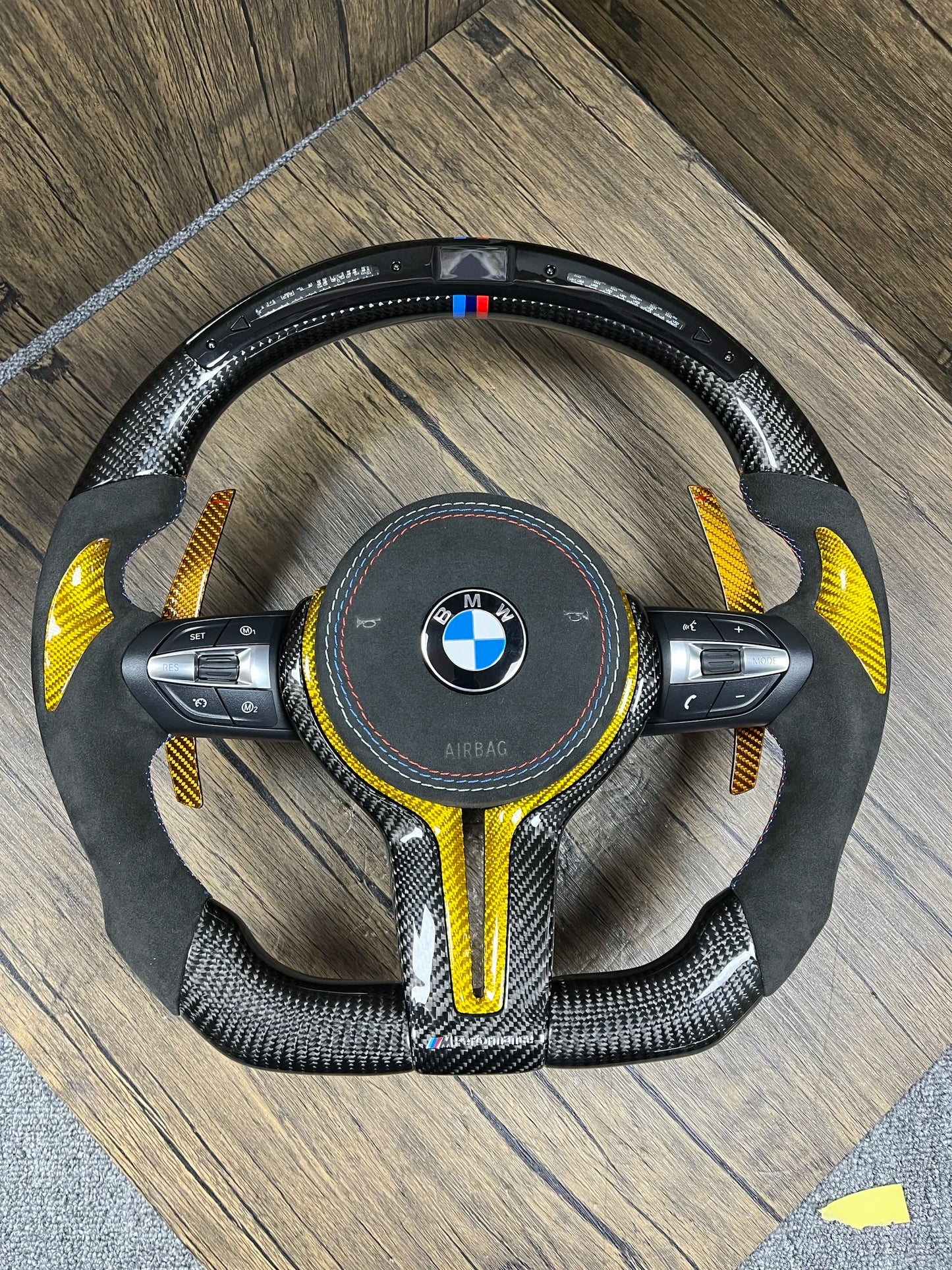 VW Full Leather Flat Bottom Steering Wheel