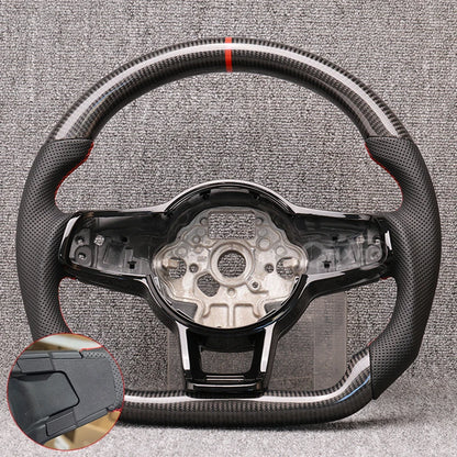 Carbon Fiber & Alcantara Steering Wheel for VW Golf 7 / 7.5 GTI R (DSG)