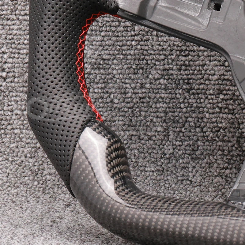 Carbon Fiber & Alcantara Steering Wheel for VW Golf 7 / 7.5 GTI R (DSG)