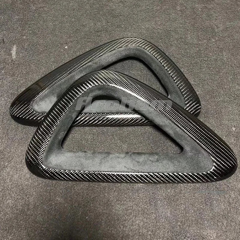 Carbon Fibre Door Interior Grab Handle Trim