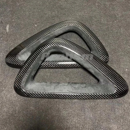 Carbon Fibre Door Interior Grab Handle Trim
