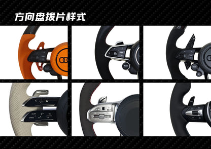 VW Full Leather Flat Bottom Steering Wheel