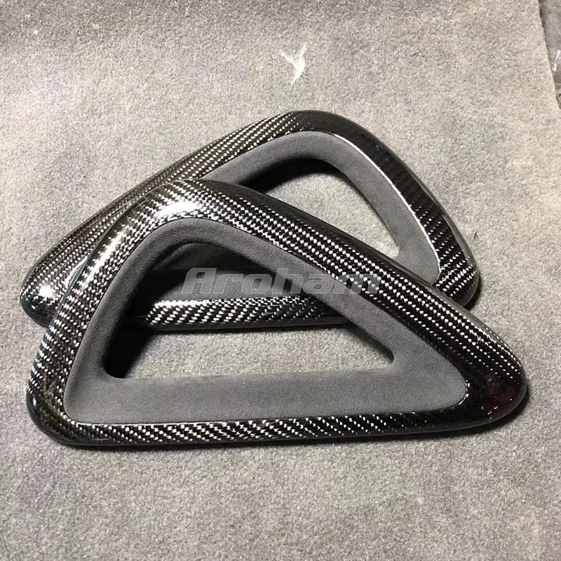 Carbon Fibre Door Interior Grab Handle Trim