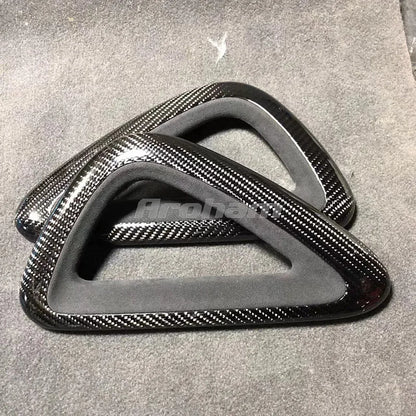 Carbon Fibre Door Interior Grab Handle Trim