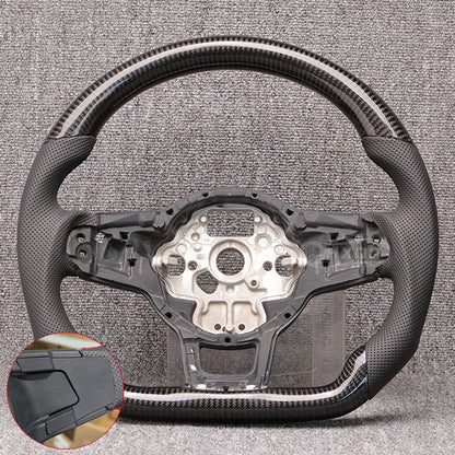 Carbon Fiber & Alcantara Steering Wheel for VW Golf 7 / 7.5 GTI R (DSG)