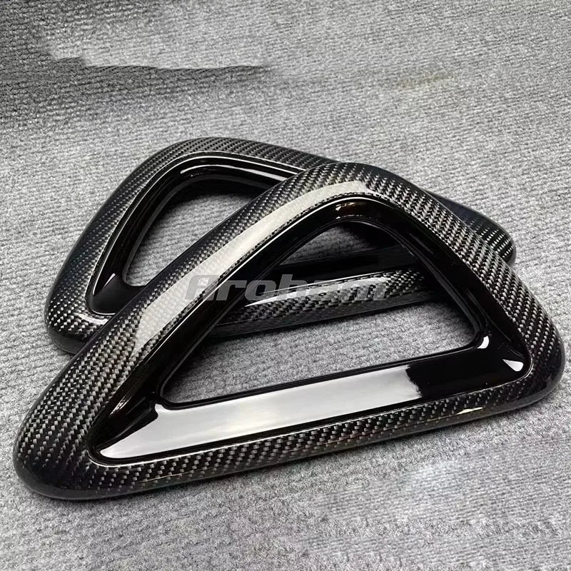 Carbon Fibre Door Interior Grab Handle Trim
