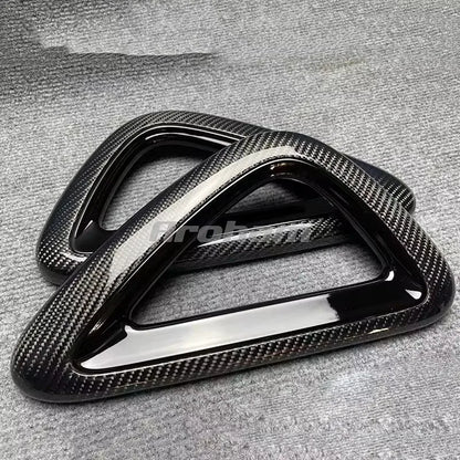 Carbon Fibre Door Interior Grab Handle Trim