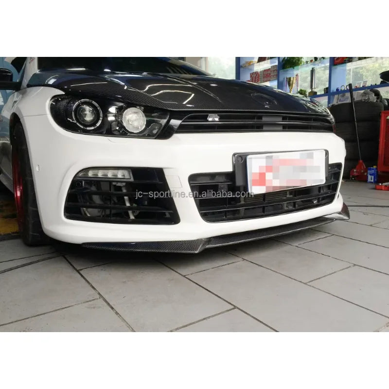R Style Carbon Fiber Engine Trunk Hoods for VW Scirocco