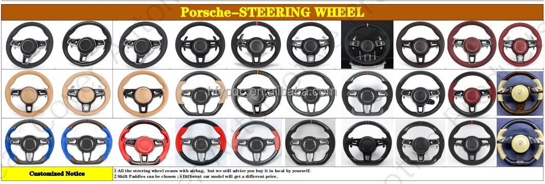 VW Full Leather Flat Bottom Steering Wheel