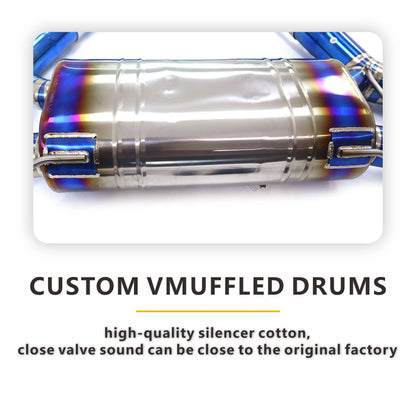 MANX Titanium Valved Catback Exhaust For VW GOLF GTI MK6