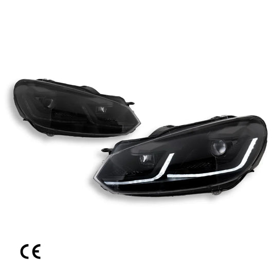 VW MK6 LED Headlights, MK7.5 Style