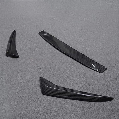 Car Carbon Fiber Front Bumper Lip Chin Spoiler Winglet Splitter For VW  Scirocco R 2009-2014
